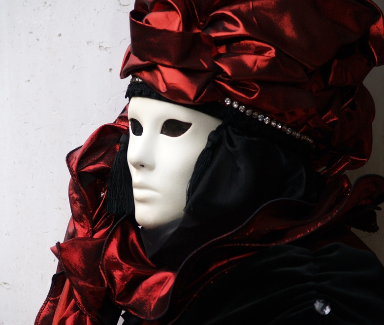 Red/Black Elegance; Venetian Carnival